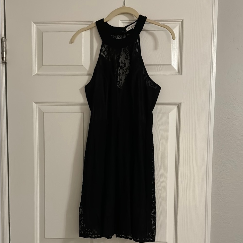 BCBGeneration Black Textured Dress